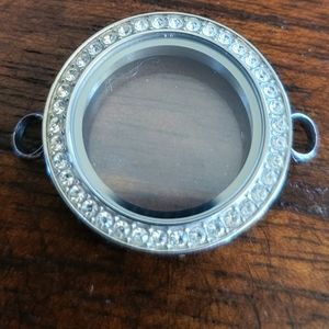 Origami Owl Living Locket Base plus Face Bracelet  Like New Excellent Condition